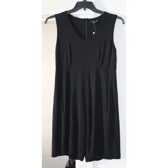 New without Tags Eileen Fisher - Sleeveless Romper in Viscose Jersey, Sml fits M - Picture 3 of 9